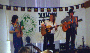 Playing with Tasmanian band Shake Sugaree at Maldon-2000, with Steve Gadd and Peter Hicks